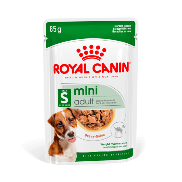 Image of Royal Canin Adult Umido - Mini 85 gr - Confezione da 12 pezzi - Cibo Umido per Cani - SPEDIZIONE GRATIS 1° ORDINE + scegli lo sconto BZR5 / BZR20010