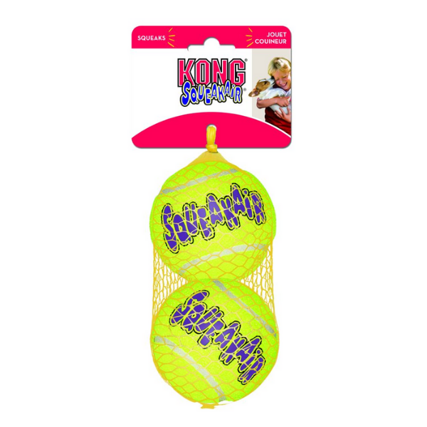 Kong Air Squeaker Tennis Ball - 2 pz - Large