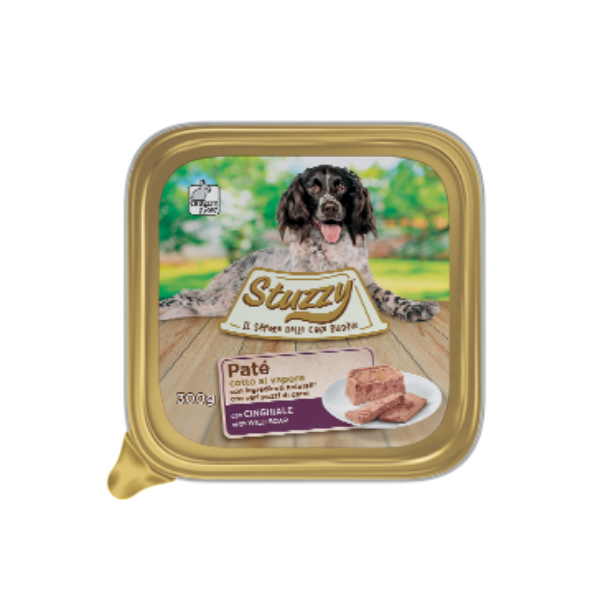 Mister Stuzzy Dog 300 gr - Cinghiale Confezione da 18 pezzi