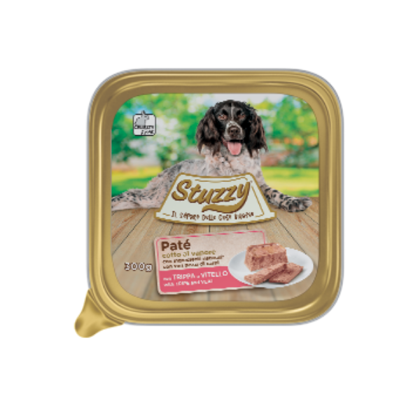 Mister Stuzzy Dog 300 gr - Trippa e Vitello Confezione da 18 pezzi