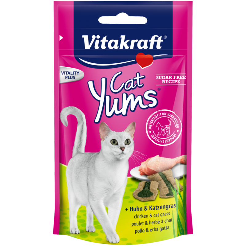 Vitakraft Cat Yums 40 gr - Pollo e erba gatta