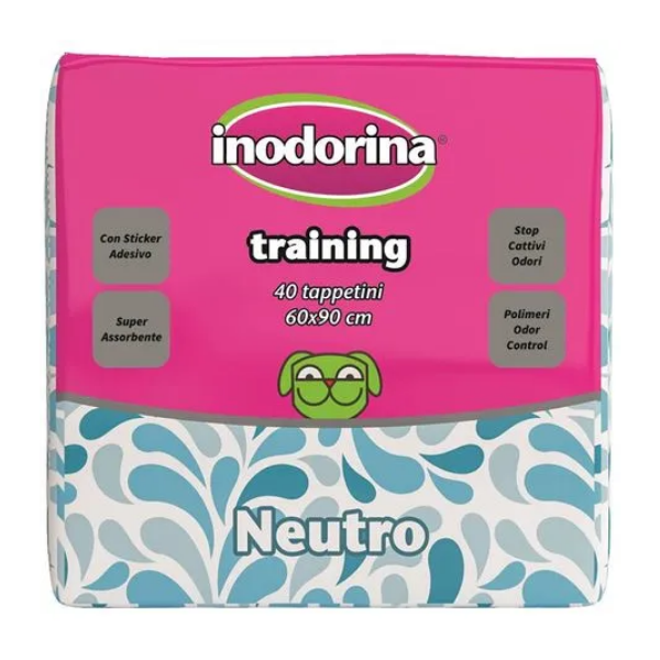 Inodorina Tappetino Igienico con Sticker adesivo - 60 x 90 - 40 pz - Neutro
