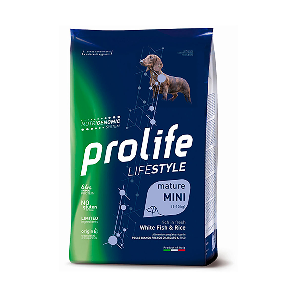 Prolife Lifestyle Cane Mature Mini Presce Bianco e Riso - 2 kg