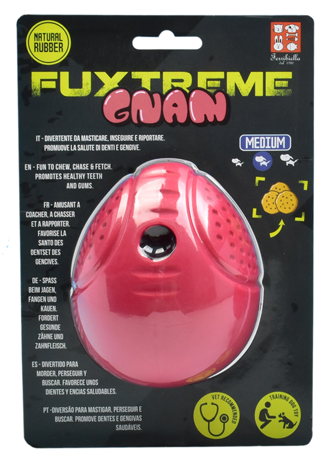 Fuxtreme Uovo Matto Gnam Gnam Ferribiella - 7,9 cm - Giochi per cani