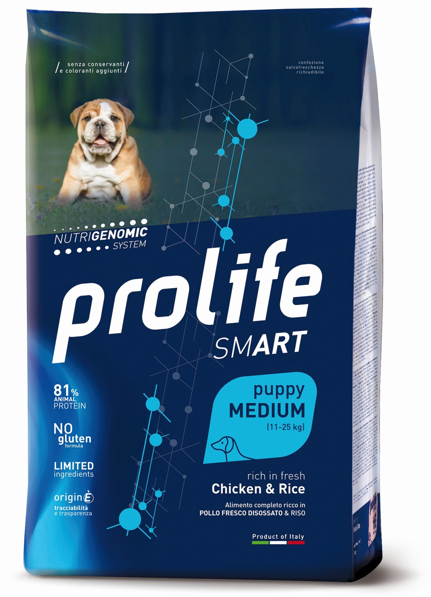 Prolife Smart Cane Puppy Medium Pollo e Riso (scadenza: 31/10/2024) - 10 kg
