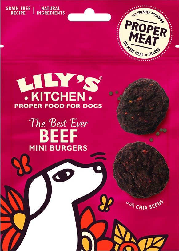Lily's Kitchen Snack Treats 70 gr - Mini Burger al Manzo