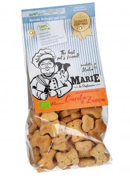 Marie Biscotti Biologici per Cani 210 gr - Carota e Zucca