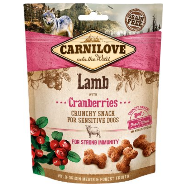 Carnilove Snack Semiumido 200 gr - Agnello e Mirtilli