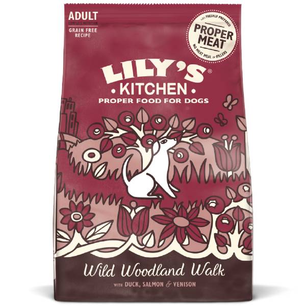 Lily's Kitchen Adult Duck, Salmon & Venison Wild Woodland Walk - 2,5 kg