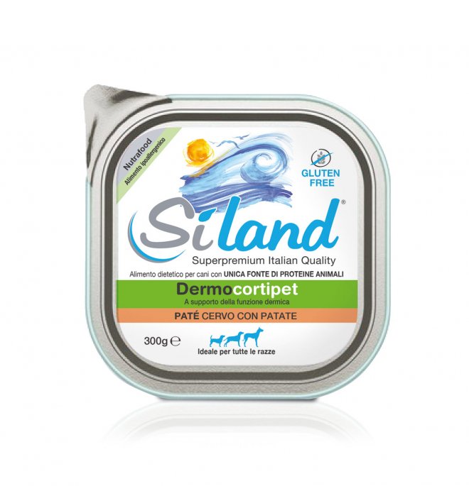 Siland Diet Dermocortipet da 300 gr - Paté Cervo con patate Confezione da 6 pezzi