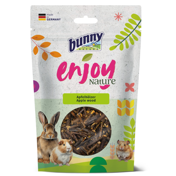 Bunny Enjoy Nature Snack per conigli - Legno di melo - 100 gr