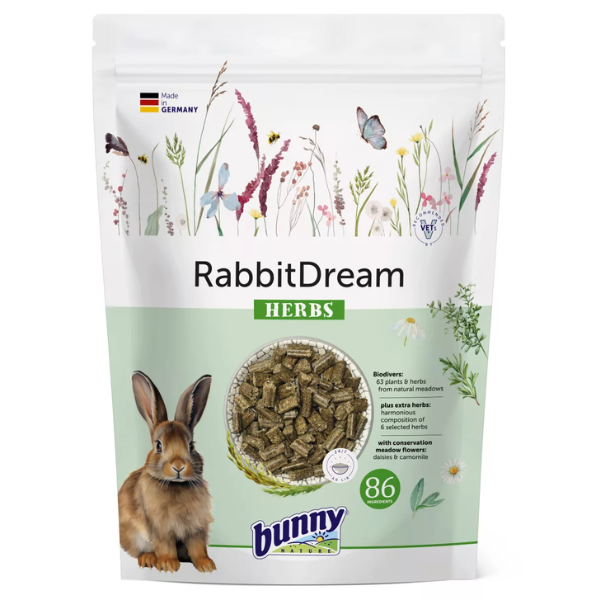 Bunny Sogno per Conigli Herbs - 600 gr - Mangime per conigli