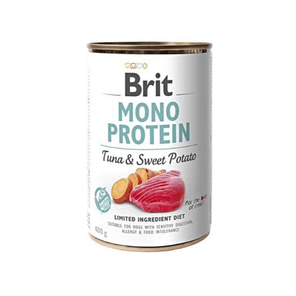 Brit Monoproteico Cane 400g - Tonno e Patate Confezione da 6 pezzi