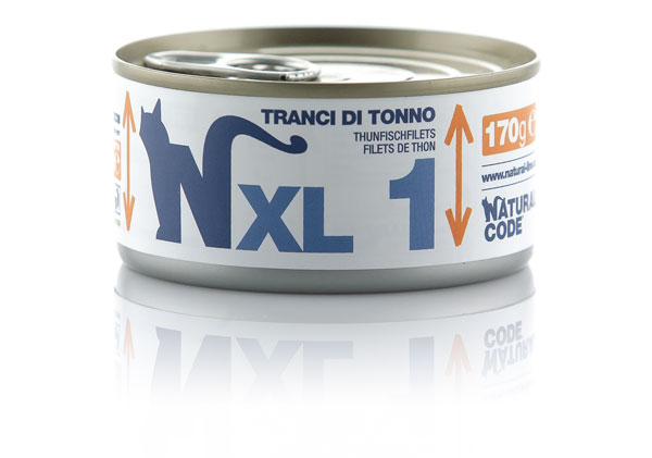 Natural Code XL 170 gr - 01 - Tranci di Tonno Confezione da 24 pezzi