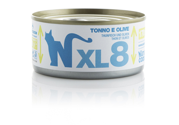 Natural Code XL 170 gr - 08 - Tonno ed olive Confezione da 24 pezzi