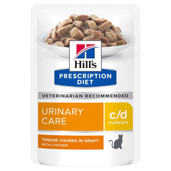 Hill's Prescription Diet c/d Multicare Feline 85 gr - Pollo Confezione da 12 pezzi