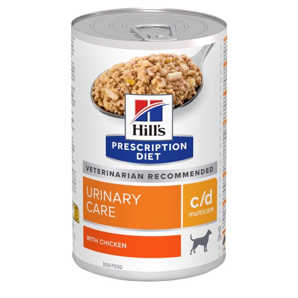 Image of Hill's Prescription Diet Multicare c/d Canine 370 gr - Con pollo - Confezione da 6 pezzi - Dieta Veterinaria per Cani - SPEDIZIONE GRATIS 1° ORDINE + scegli lo sconto BZR5 / BZR20010