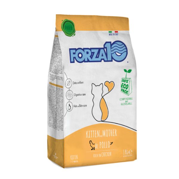 Forza10 Maintenance Kitten and Mother al Pollo - 1 Kg