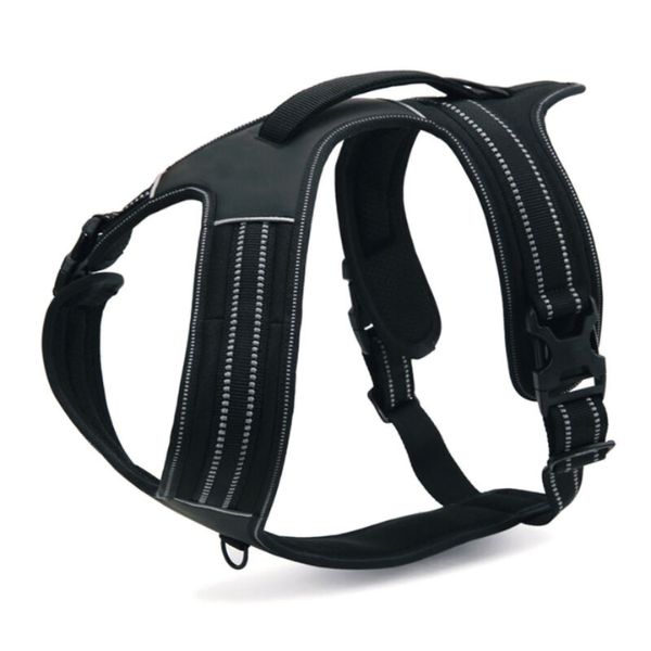 Pettorina in nylon intrecciato Sport PetUp - nero - taglia XL: 90-125 cm