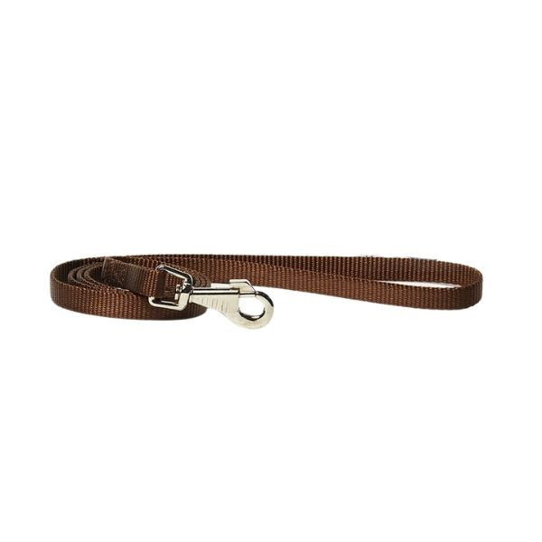 Image of Guinzaglio in nylon Classic PetUp - marrone - lunghezza 1 metro x fettuccia 1,2 cm - SPEDIZIONE GRATIS 1° ORDINE + scegli lo sconto BZR5 / BZR20010