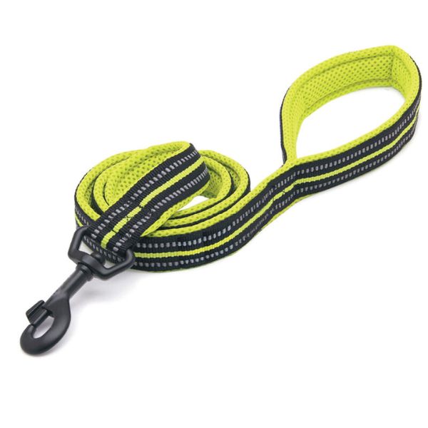 Image of Guinzaglio in nylon Easy Sport PetUp - giallo fluo - lunghezza 1,1 metro x fettuccia 2,5 cm - SPEDIZIONE GRATIS 1° ORDINE + scegli lo sconto BZR5 / BZR20010