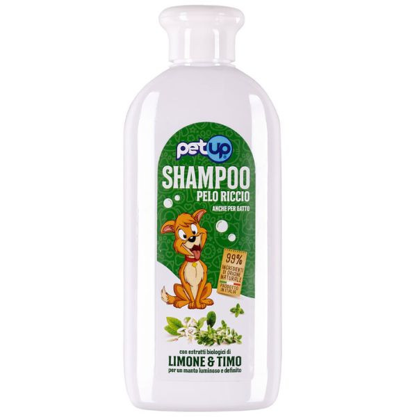 Image of Shampoo definizione per cani a pelo riccio e gatti PetUp - 250 ml - SPEDIZIONE GRATIS 1° ORDINE + scegli lo sconto BZR5 / BZR20010