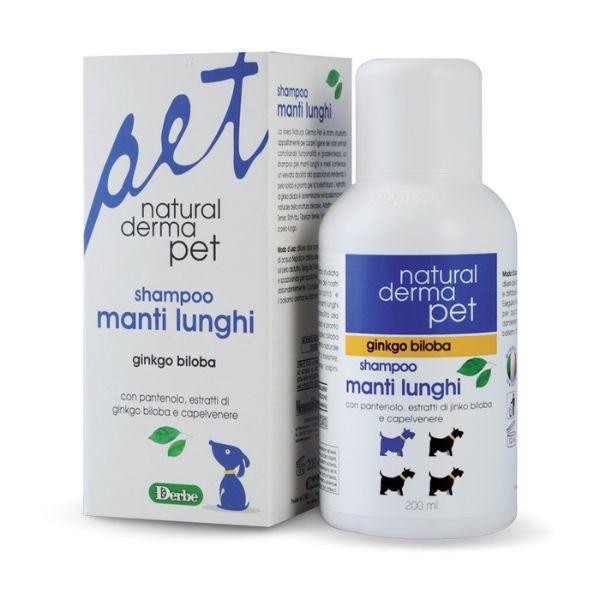 Shampoo Manti Lunghi Natural Derma Pet - Flacone 200 ml