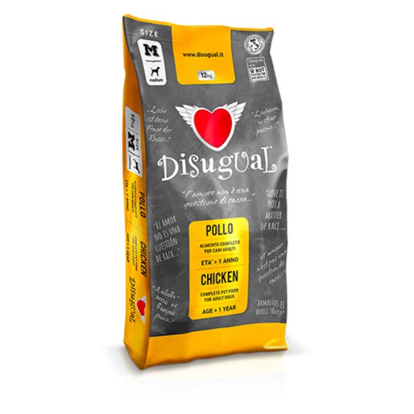 Disugual Adult Medium Pollo - 12 kg