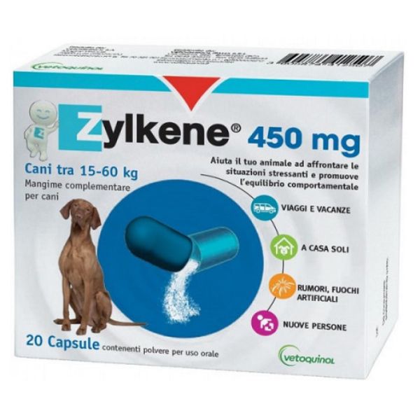 Zylkene Vetoquinol Neo Rilassante per cane e gatto - 450 mg - 20 cps