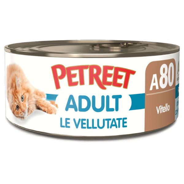 Petreet Vellutate Cat 70 gr - Vitello Confezione da 24 pezzi