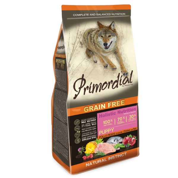 Primordial Grain Free Puppy Pollo e Pesce - 12 Kg