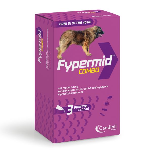 Candioli Pharma Fypermid Combo Protezione Spot-On cane - 3 pipette per cani di taglia maxi