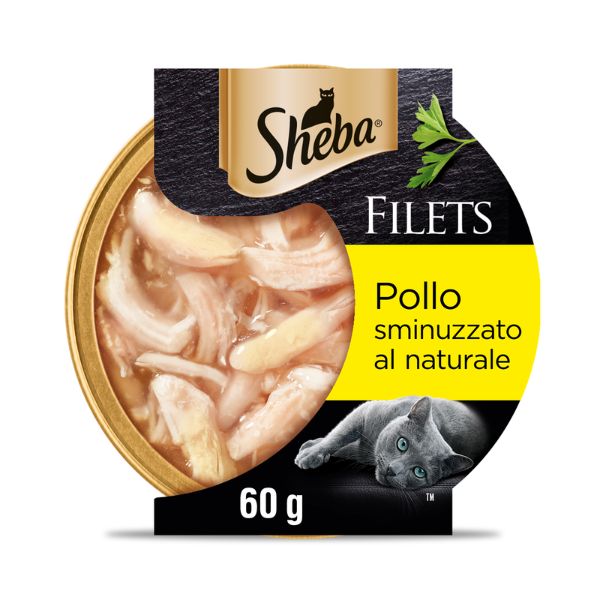 Sheba Filets in salsa 60 gr - Pollo Confezione da 16 pezzi