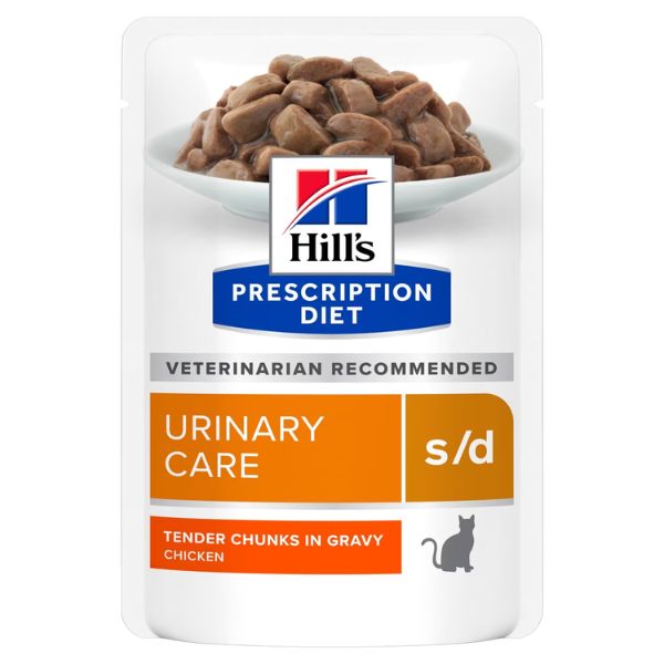 Hill's Prescription Diet Adult s/d Urinary Care 85 gr - Pollo Confezione da 12 pezzi