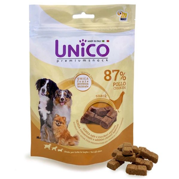 Mast Unico Snack monoproteico per cani 80 gr - Pollo