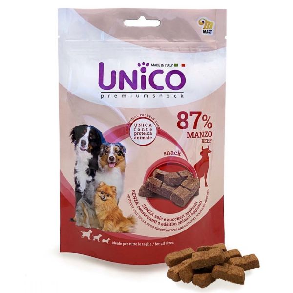 Mast Unico Snack monoproteico per cani 80 gr - Manzo