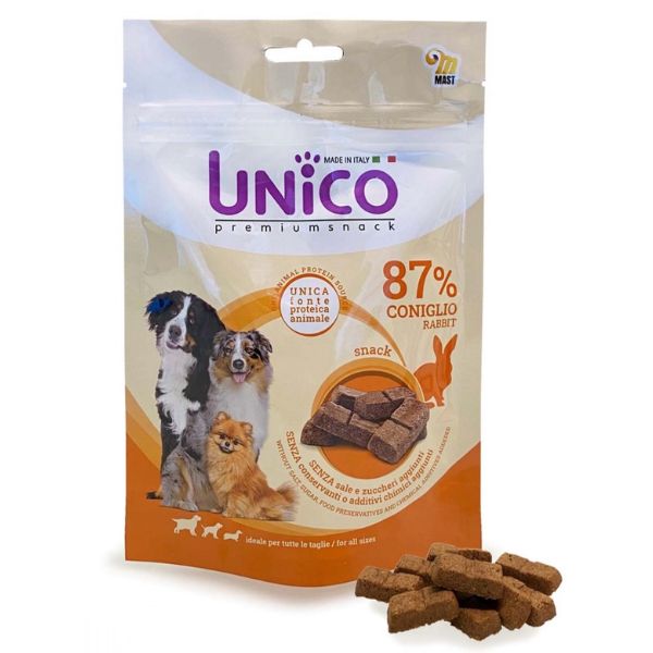 Mast Unico Snack monoproteico per cani 80 gr - Coniglio