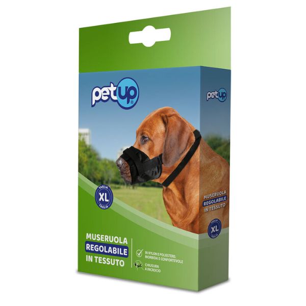 Image of Museruola per cani regolabile a incrocio in tessuto PetUp - XL - SPEDIZIONE GRATIS 1° ORDINE + scegli lo sconto BZR5 / BZR20010