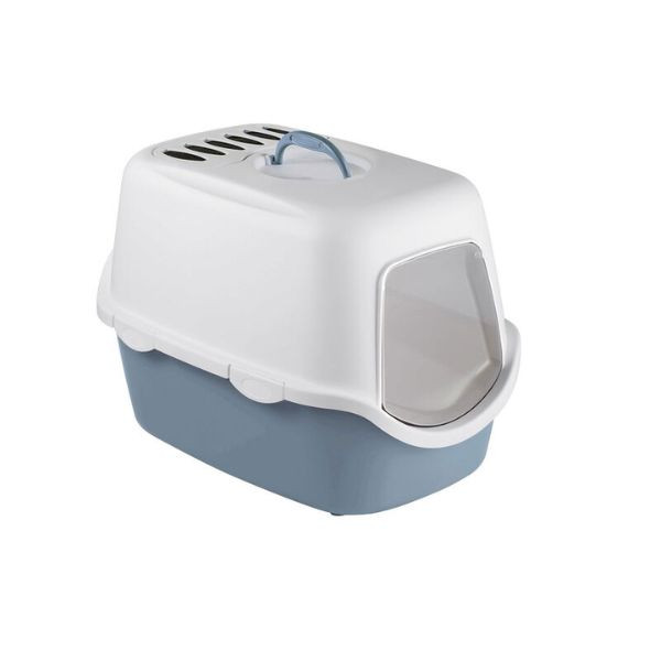 Toilette chiusa per gatti Milly PetUp - Azzurro