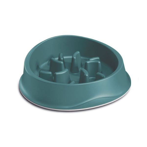 Image of Ciotola anti ingozzamento Slow Food Trendy PetUp - Verde - capacità 1L - SPEDIZIONE GRATIS 1° ORDINE + scegli lo sconto BZR5 / BZR20010