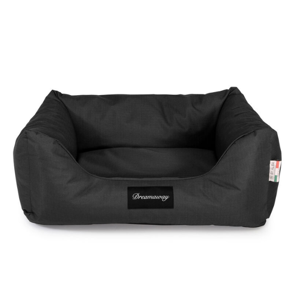 Image of Cuccia per cani da interno Petit Sofà Dreamaway Boston Fabotex - Nero - 80x67x22 cm - Cucce per cani da interno - SPEDIZIONE GRATIS 1° ORDINE + scegli lo sconto BZR5 / BZR20010