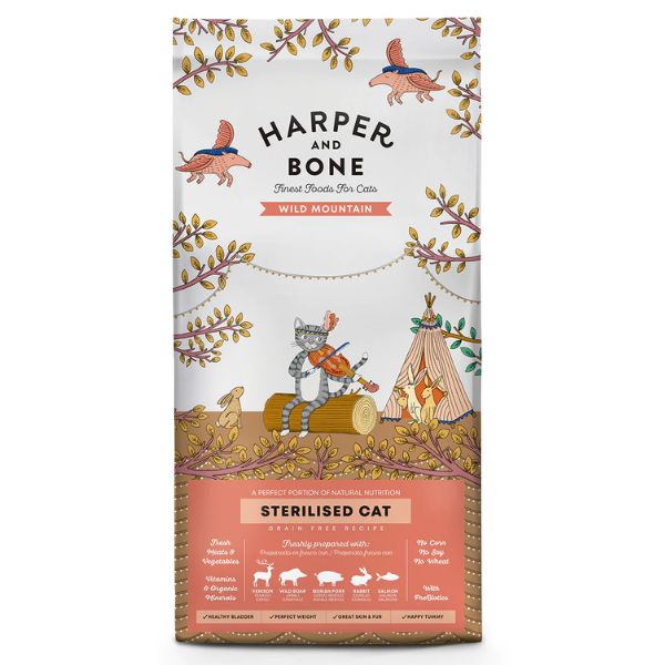 Harper and Bone Sterilised Cat Grain Free Wild mountain - 5 Kg