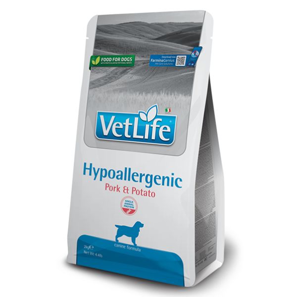 Image of Farmina Vet Life Canine Hypoallergenic Maiale & Patate - 12 Kg - SPEDIZIONE GRATIS 1° ORDINE + scegli lo sconto BZR5 / BZR20010