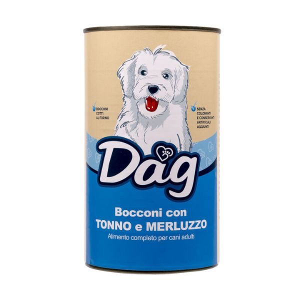 Dag Dog All Breeds Bocconi 1240 gr - Tonno e merluzzo