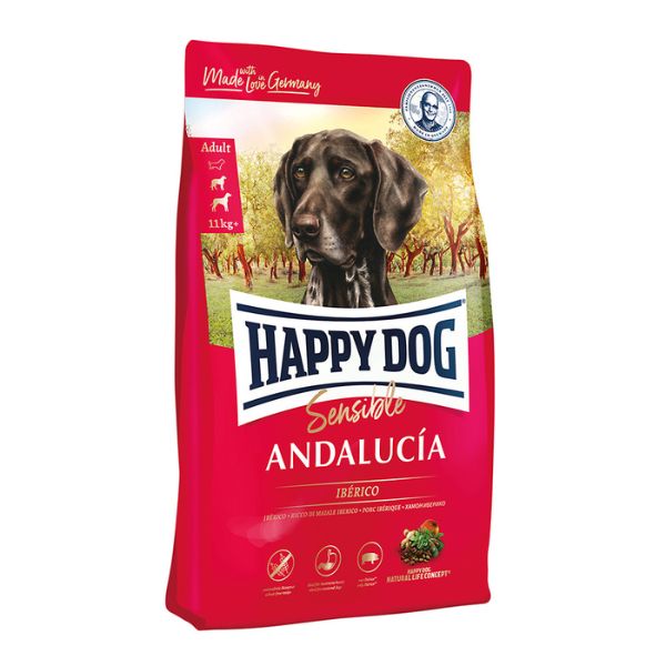 Happy Dog Sensible Medium/Large Andalucia Grain Free Suino iberico e verdure - 11 Kg