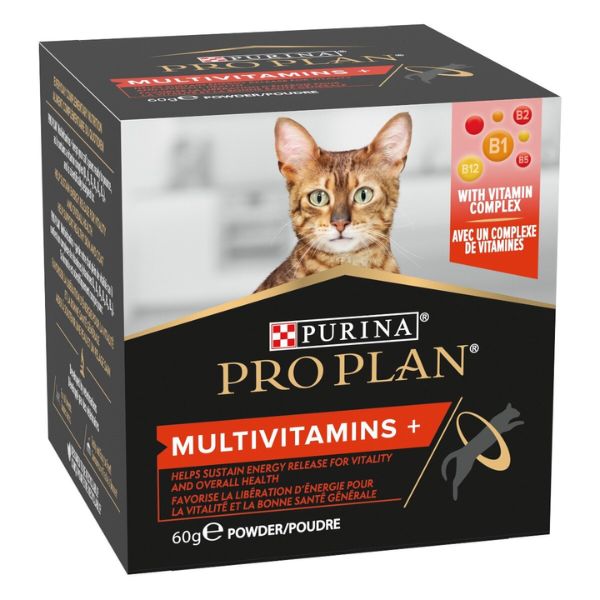 Purina Pro Plan Veterinary Diets Supplement Multivitamins Plus integratore per gatti - 60 gr (scadenza: 31/07/2024)