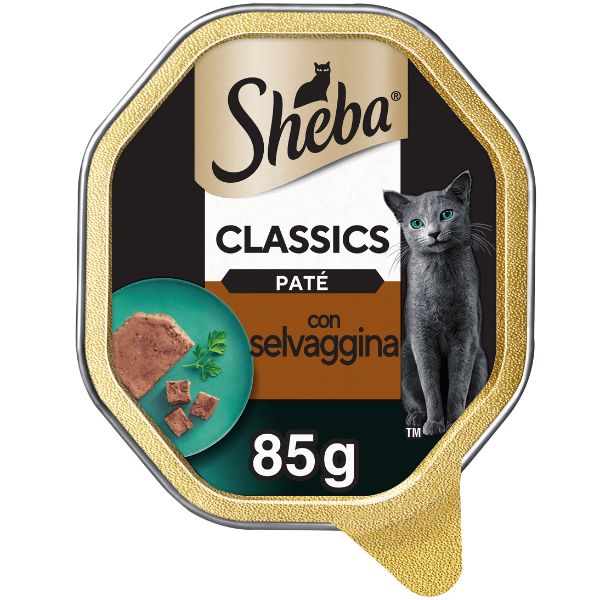 Sheba Patè classics 85gr - con Selvaggina Confezione da 22 pezzi