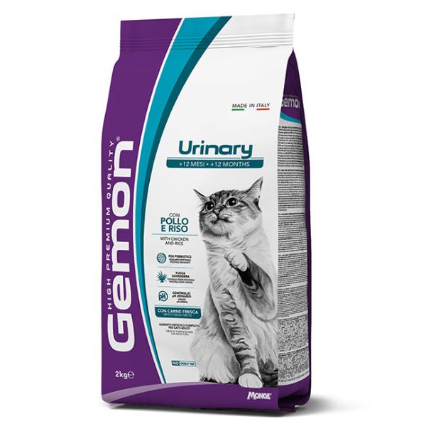 Monge Gemon Cat Urinary con Pollo e Riso - 2 Kg