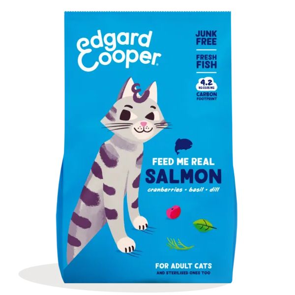 Edgard & Cooper Cat Adult Grain Free Salmone - 2 Kg
