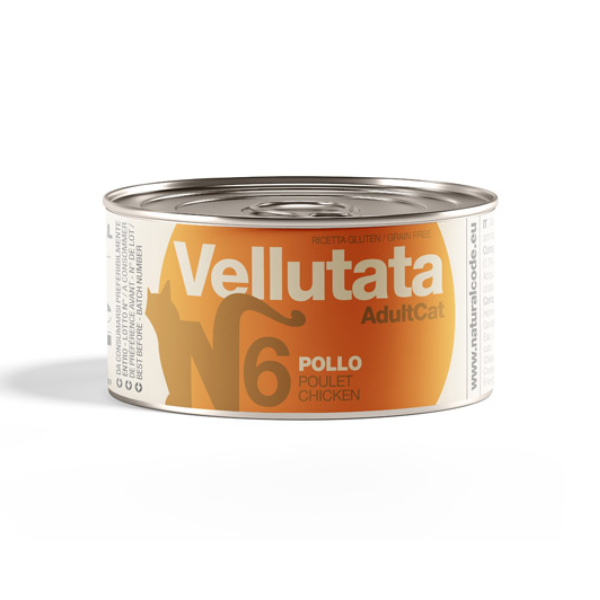 Natural Code Vellutate in acqua di cottura Grain Free 85 gr - Pollo Confezione da 12 pezzi